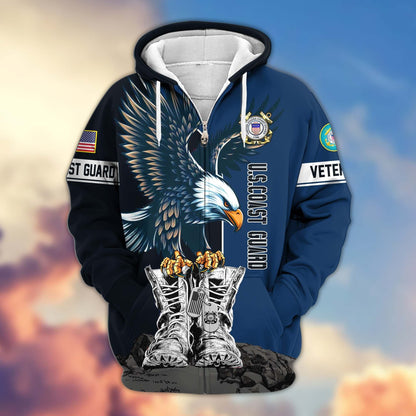 U.S. Veteran Zip Hoodie | Patriotic Gift