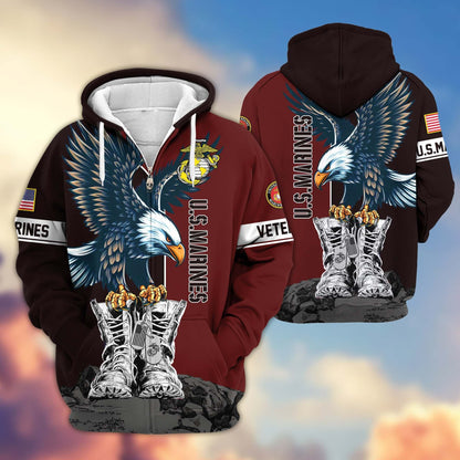 U.S. Veteran Zip Hoodie | Patriotic Gift