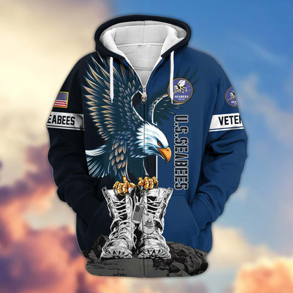 U.S. Veteran Zip Hoodie | Patriotic Gift