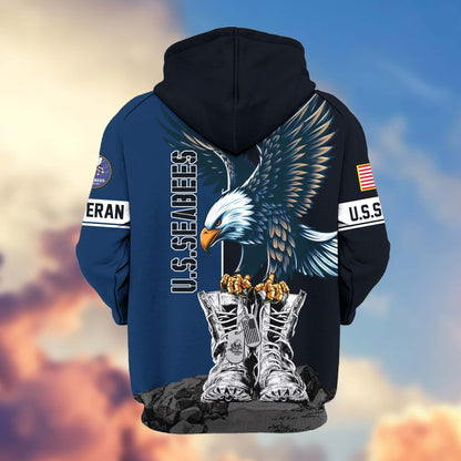 U.S. Veteran Zip Hoodie | Patriotic Gift