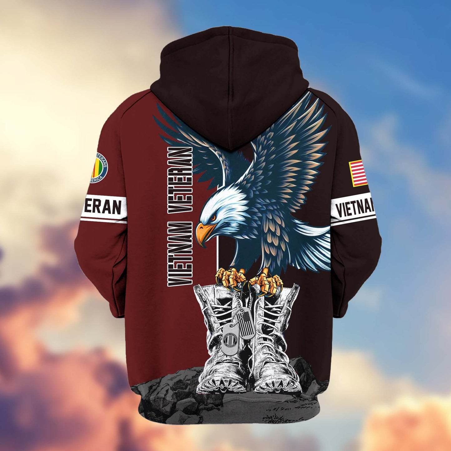 U.S. Veteran Zip Hoodie | Patriotic Gift