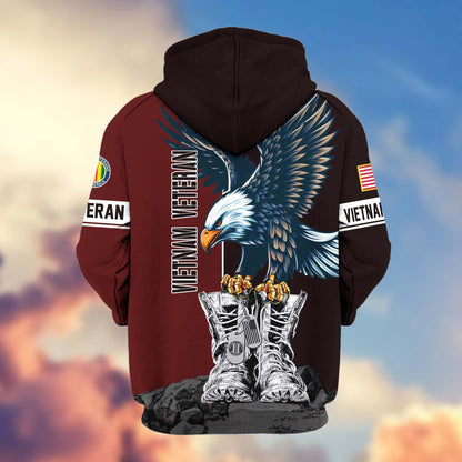 U.S. Veteran Zip Hoodie | Patriotic Gift
