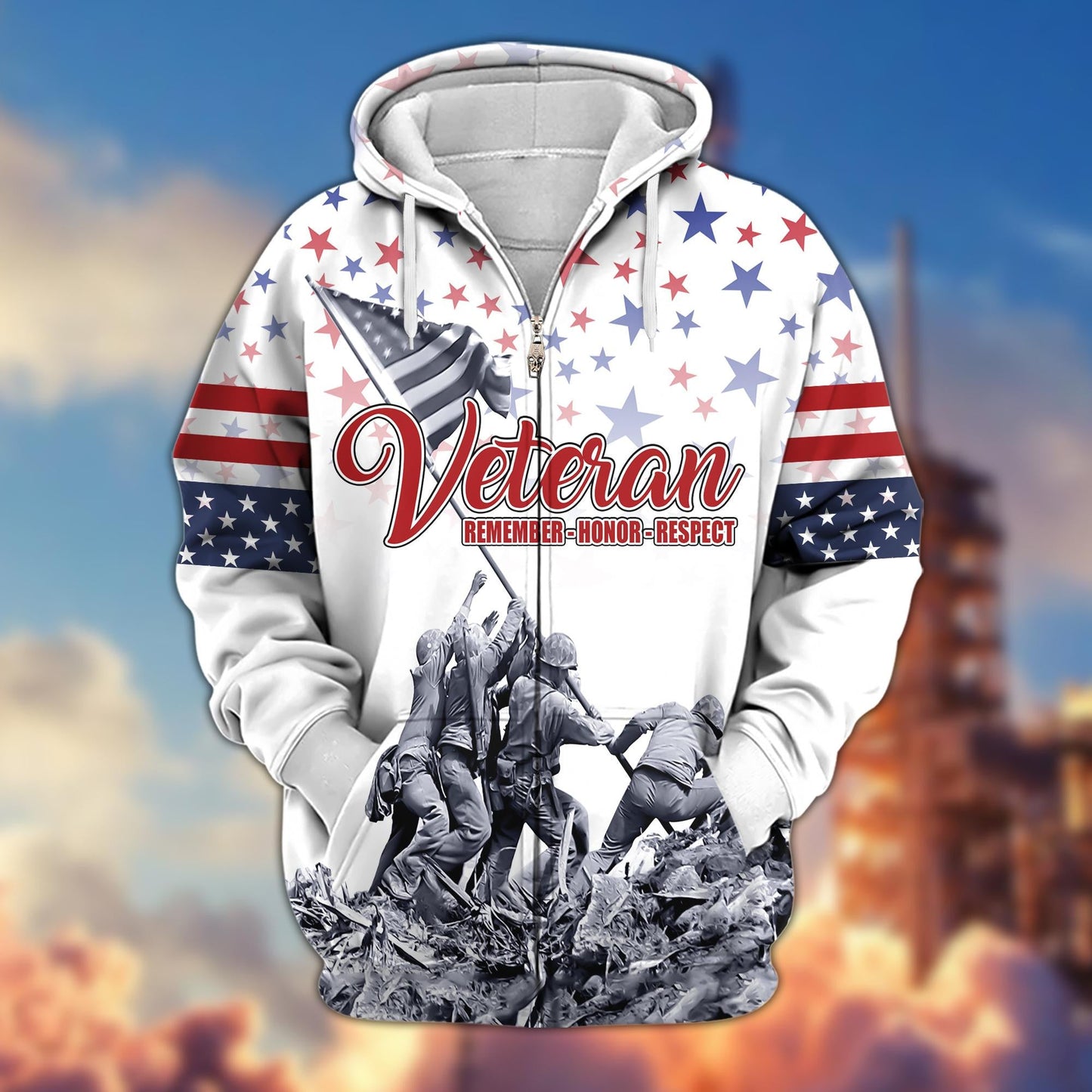 U.S. Veteran Hawaiian Shirt | Patriotic Gift