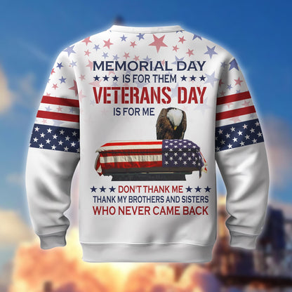 U.S. Veteran Hawaiian Shirt | Patriotic Gift