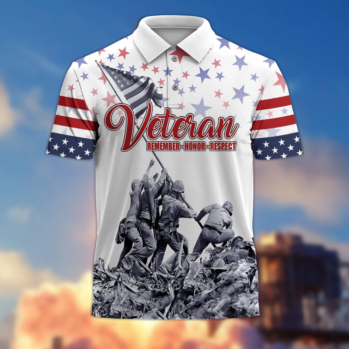 U.S. Veteran Hawaiian Shirt | Patriotic Gift