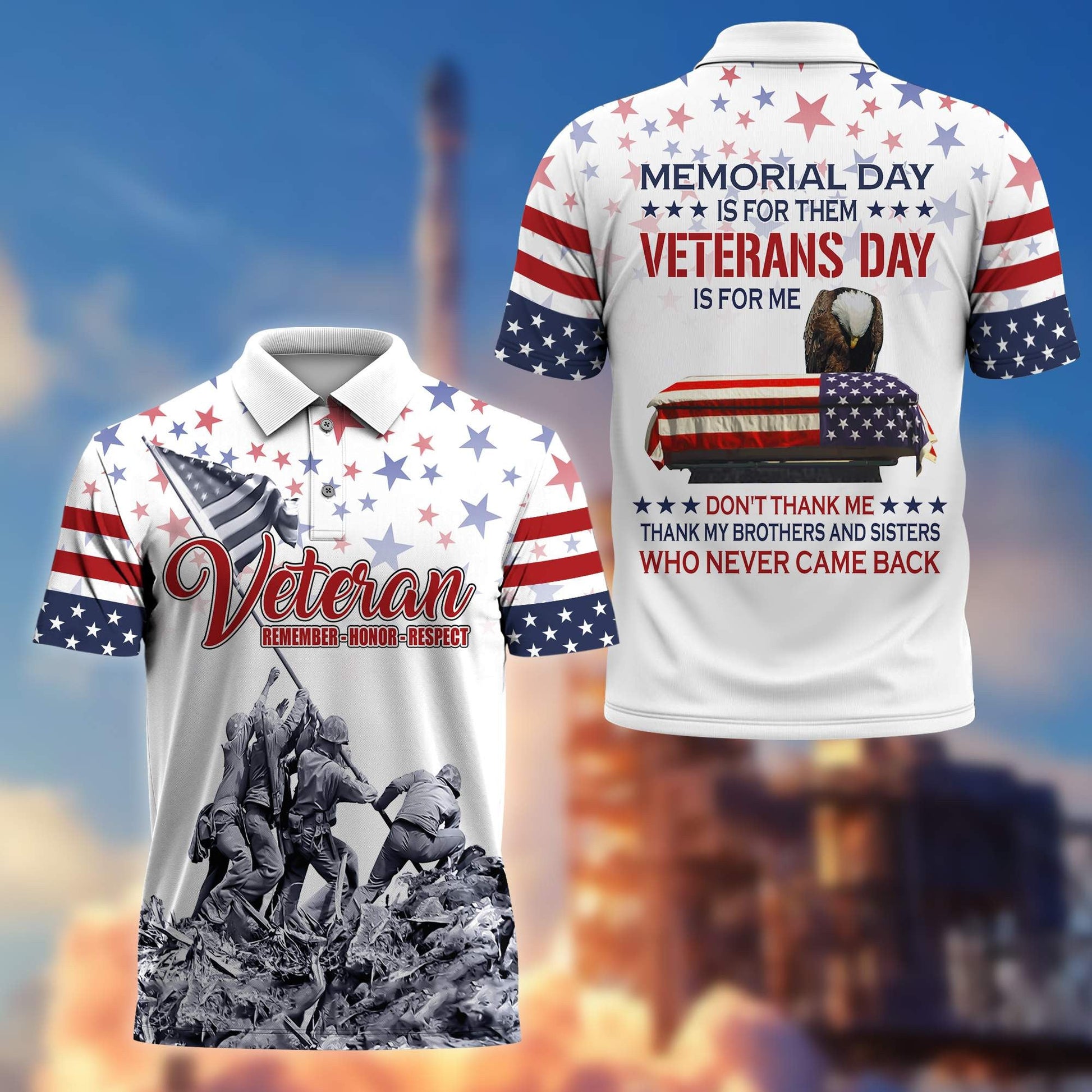U.S. Veteran Hawaiian Shirt | Patriotic Gift