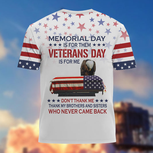 U.S. Veteran Hawaiian Shirt | Patriotic Gift