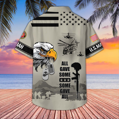 U.S. Veteran Hawaiian Shirt | Patriotic Gift