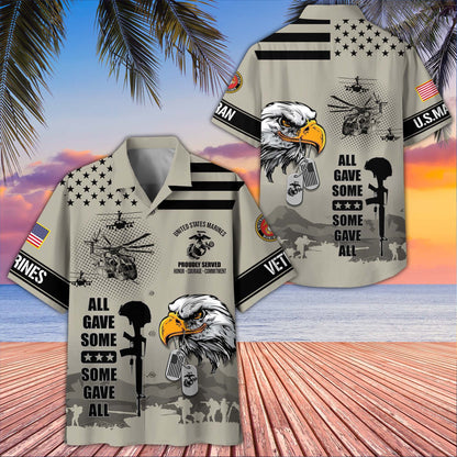 U.S. Veteran Hawaiian Shirt | Patriotic Gift