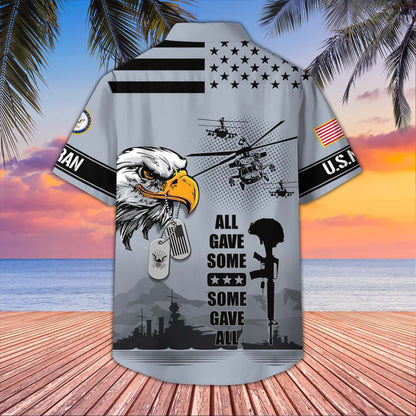 U.S. Veteran Hawaiian Shirt | Patriotic Gift