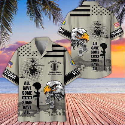 U.S. Veteran Hawaiian Shirt | Patriotic Gift