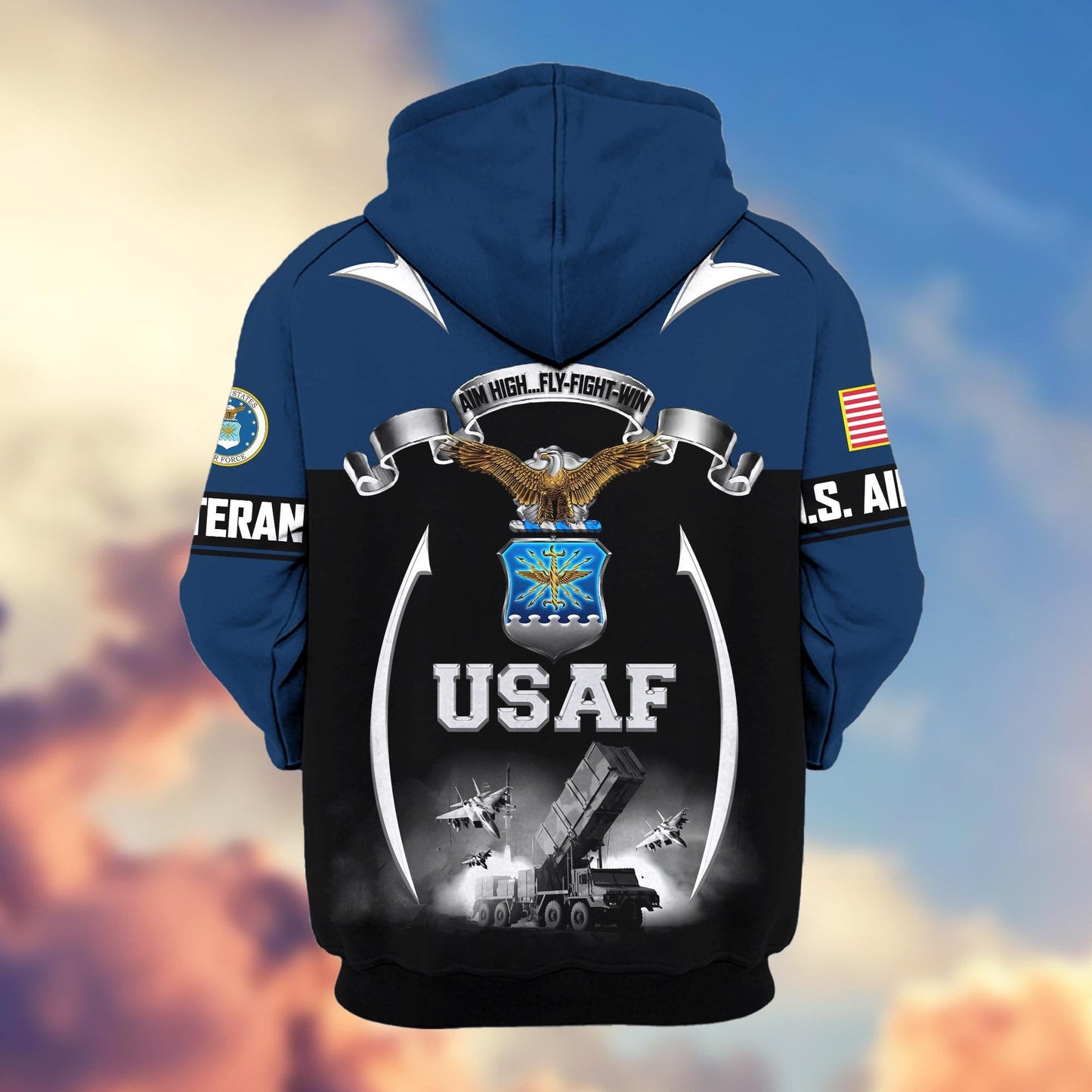U.S. Veteran Zip Hoodie | Patriotic Gift