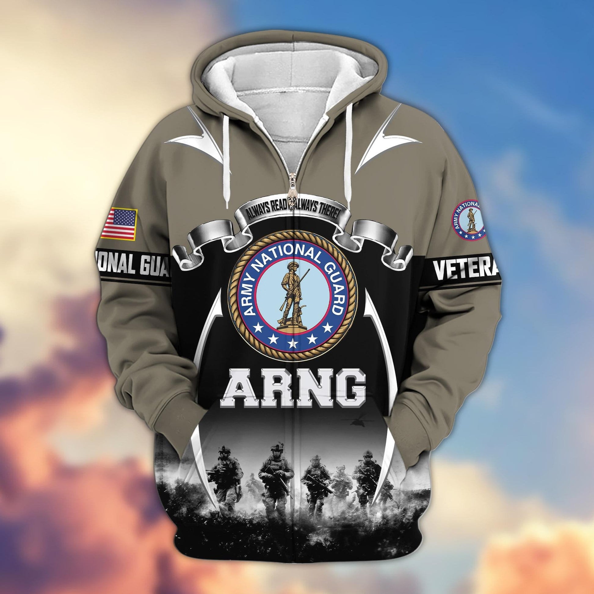 U.S. Veteran Zip Hoodie | Patriotic Gift