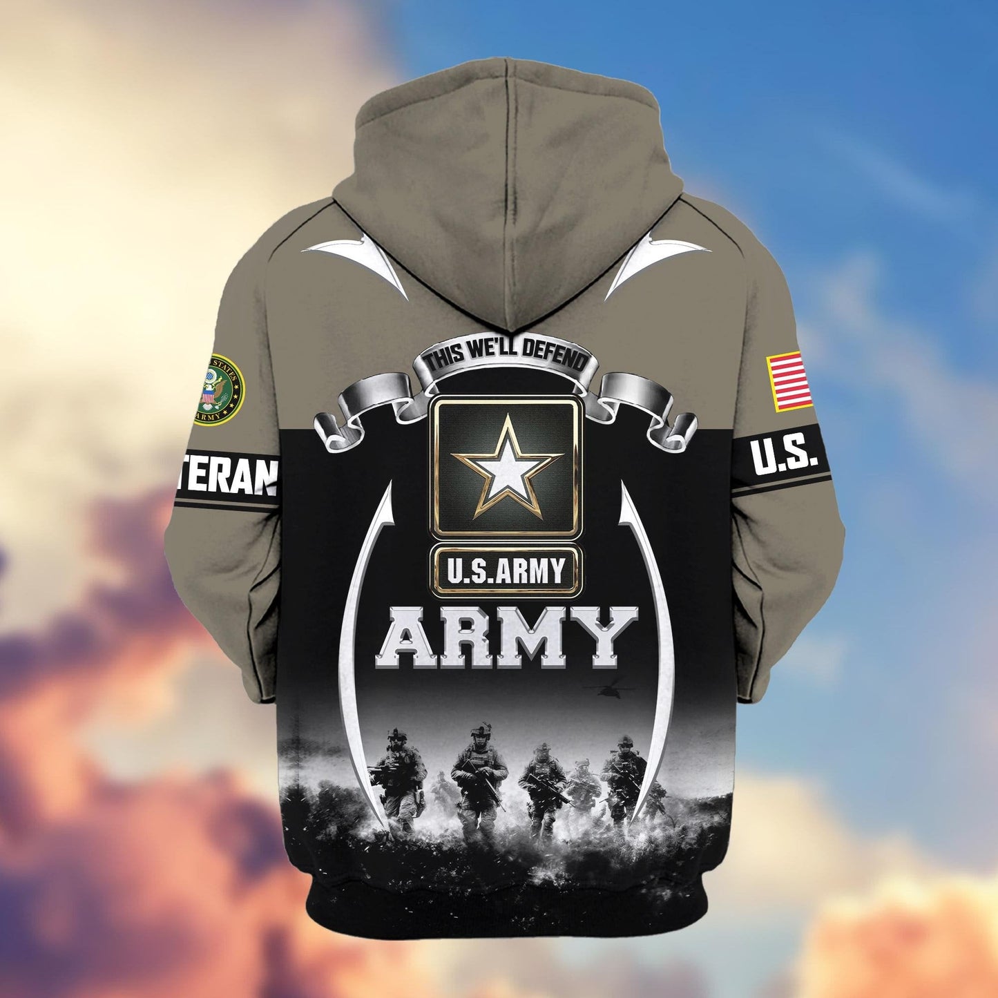 U.S. Veteran Zip Hoodie | Patriotic Gift