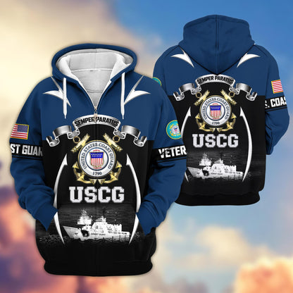 U.S. Veteran Zip Hoodie | Patriotic Gift