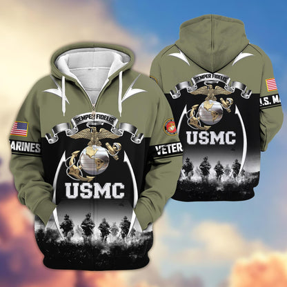 U.S. Veteran Zip Hoodie | Patriotic Gift