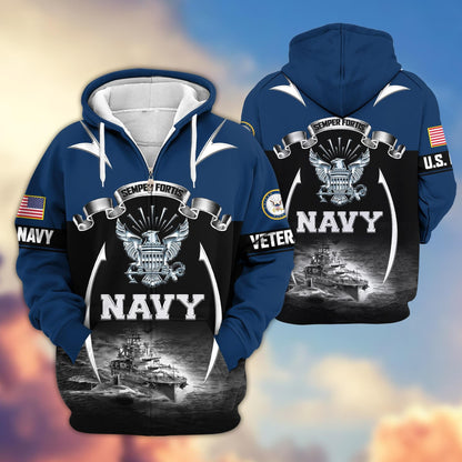 U.S. Veteran Zip Hoodie | Patriotic Gift