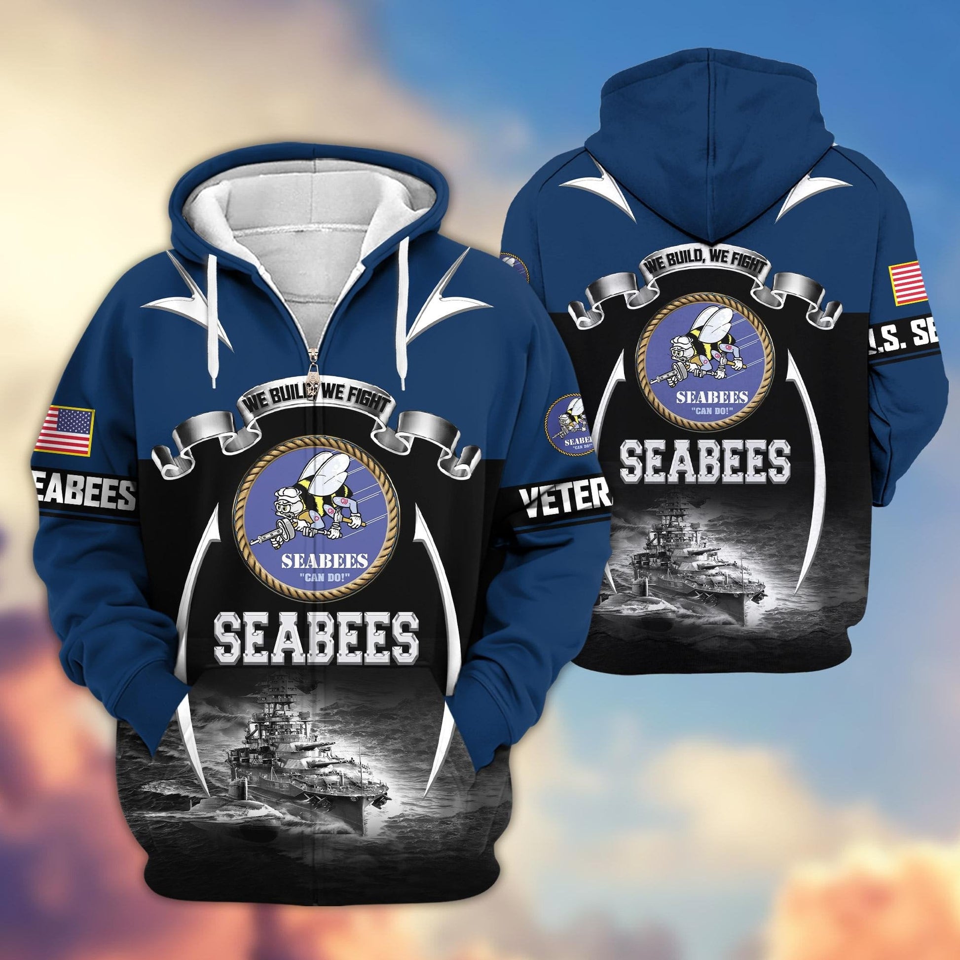 U.S. Veteran Zip Hoodie | Patriotic Gift