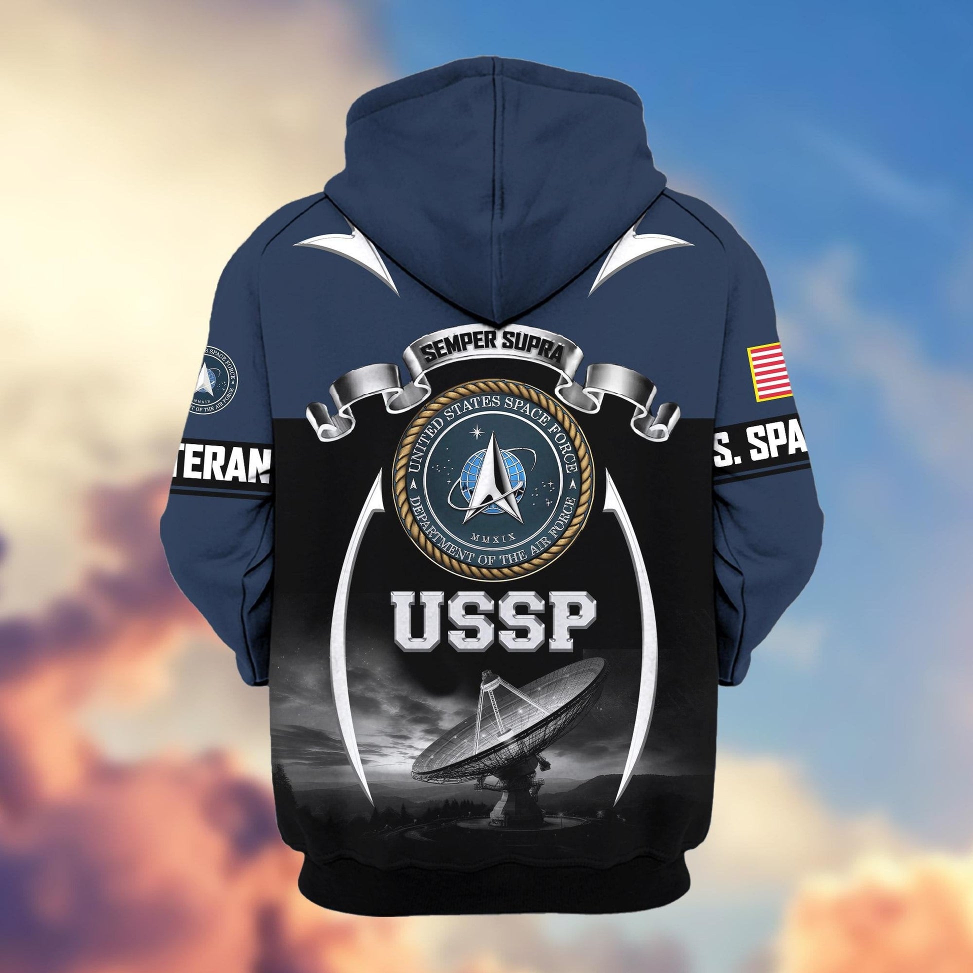 U.S. Veteran Zip Hoodie | Patriotic Gift