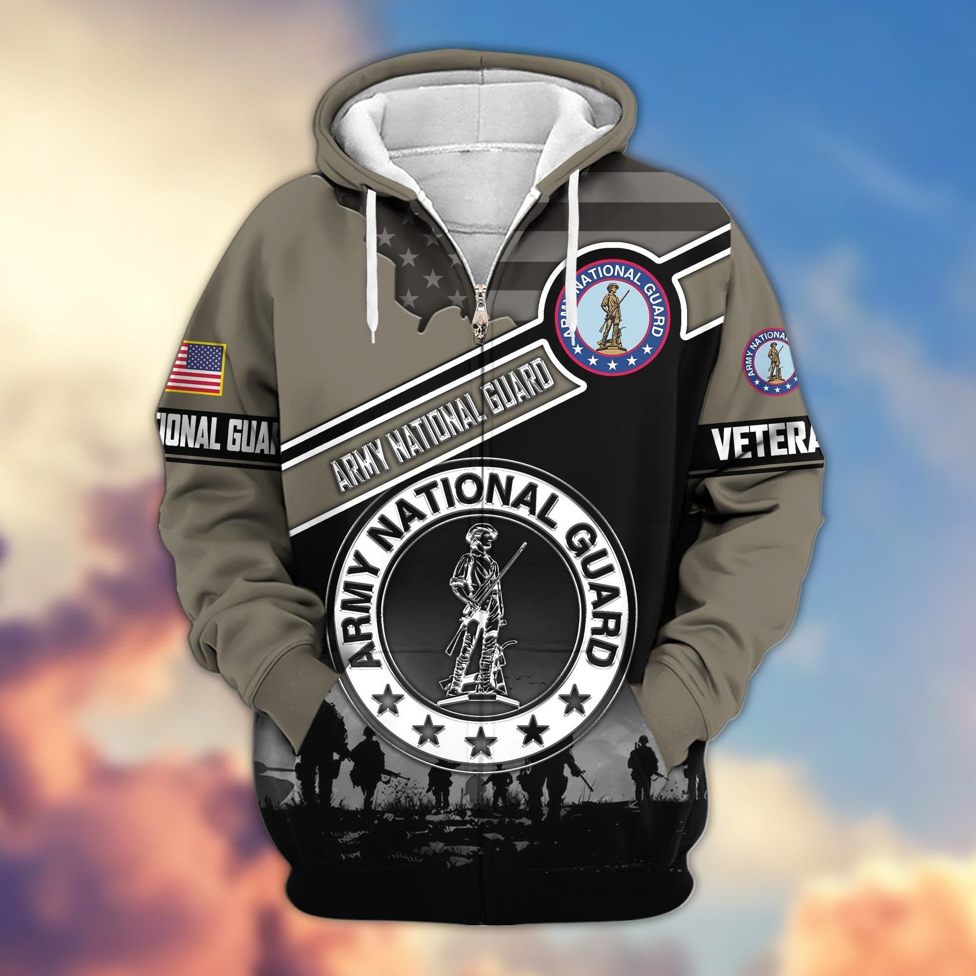 U.S. Veteran Zip Hoodie | Patriotic Gift