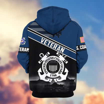 U.S. Veteran Zip Hoodie | Patriotic Gift