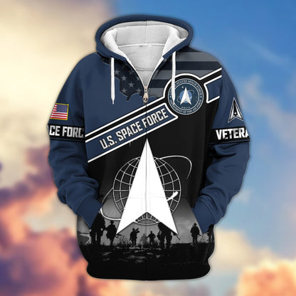 U.S. Veteran Zip Hoodie | Patriotic Gift