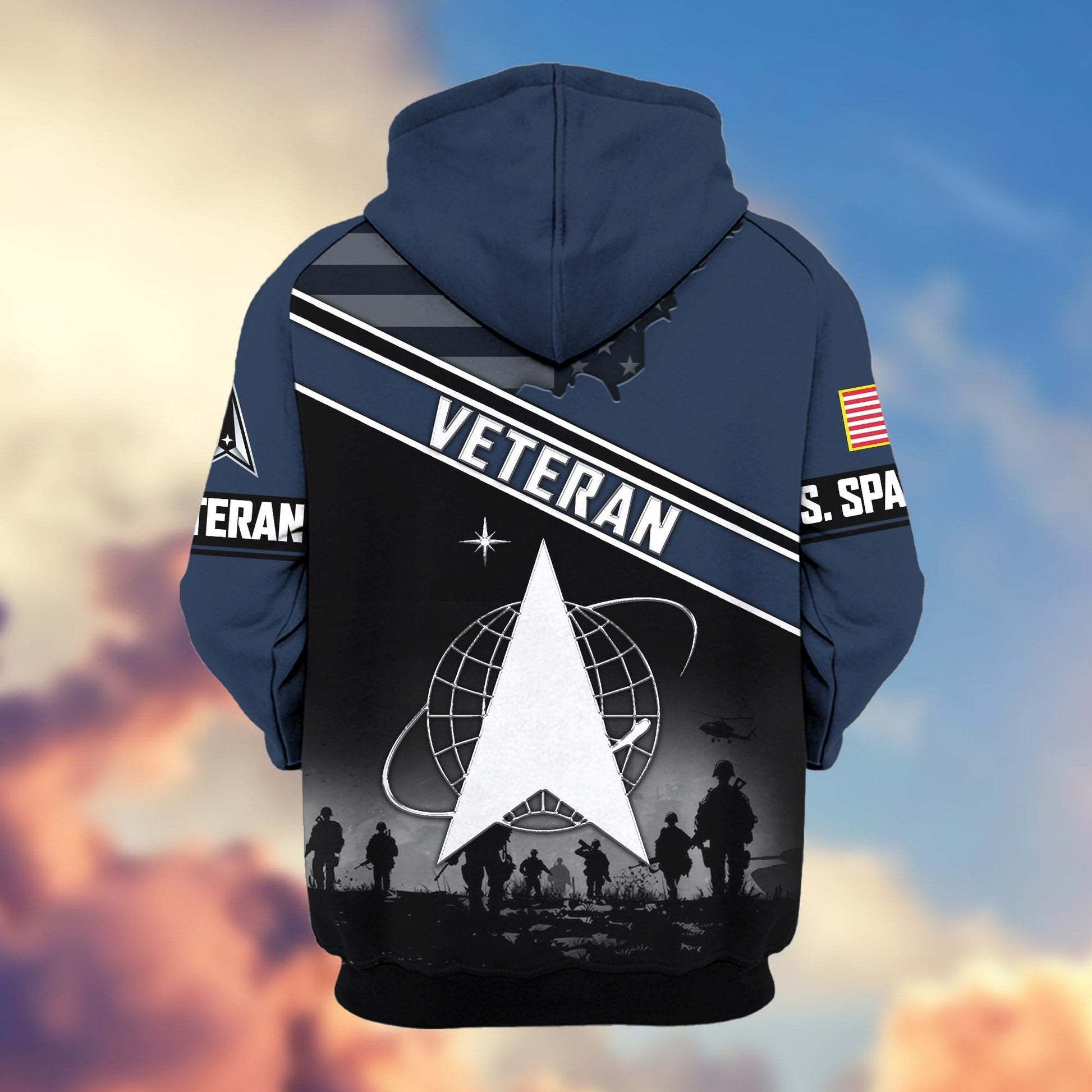 U.S. Veteran Zip Hoodie | Patriotic Gift