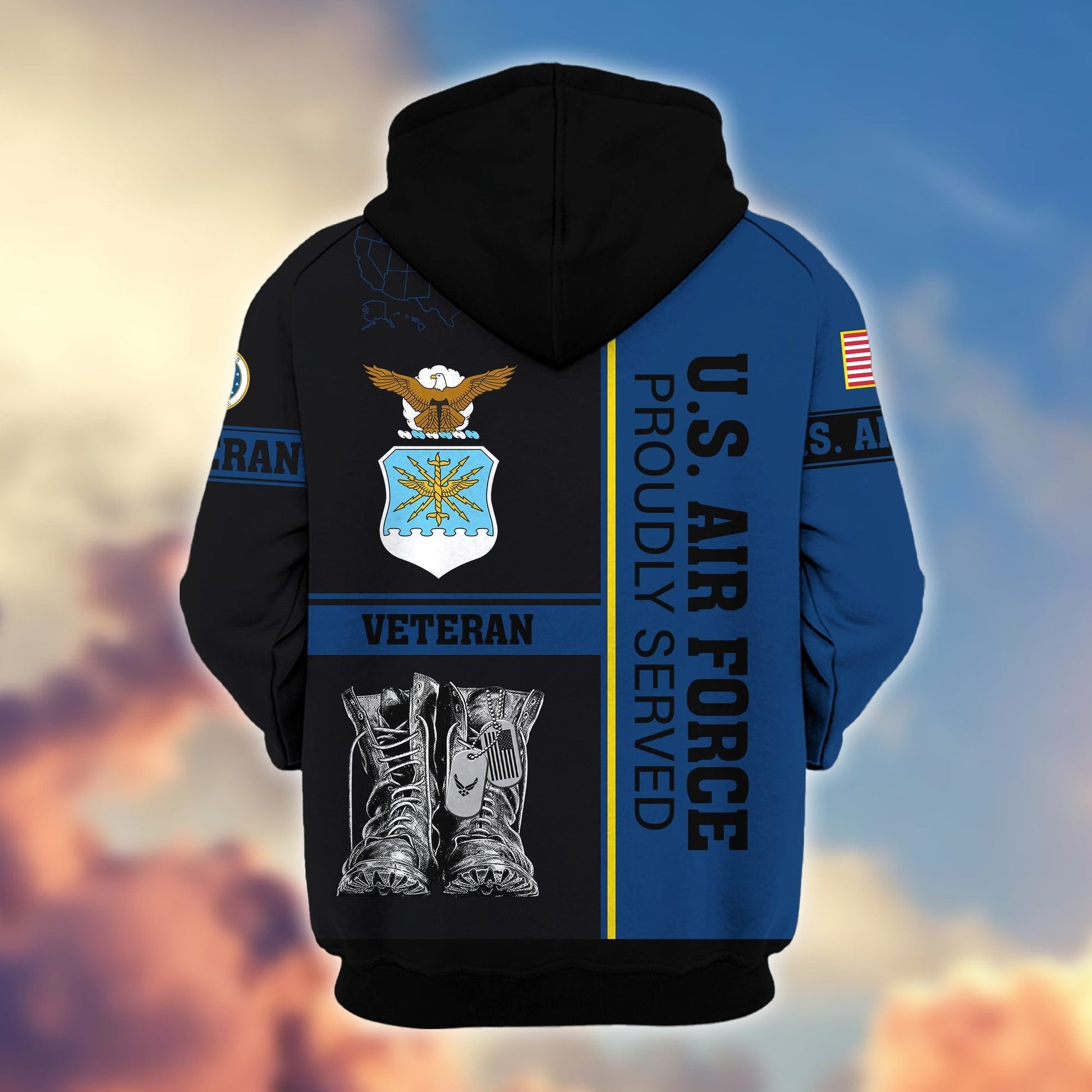 U.S. Veteran Zip Hoodie | Patriotic Gift