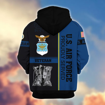 U.S. Veteran Zip Hoodie | Patriotic Gift