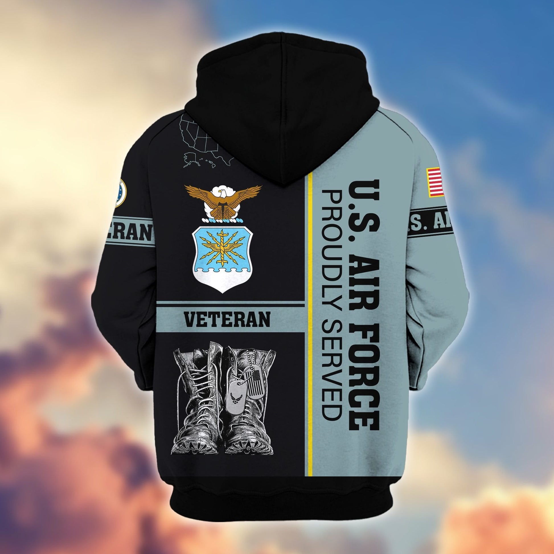 U.S. Veteran Zip Hoodie | Patriotic Gift