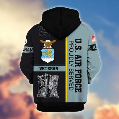 U.S. Veteran Zip Hoodie | Patriotic Gift