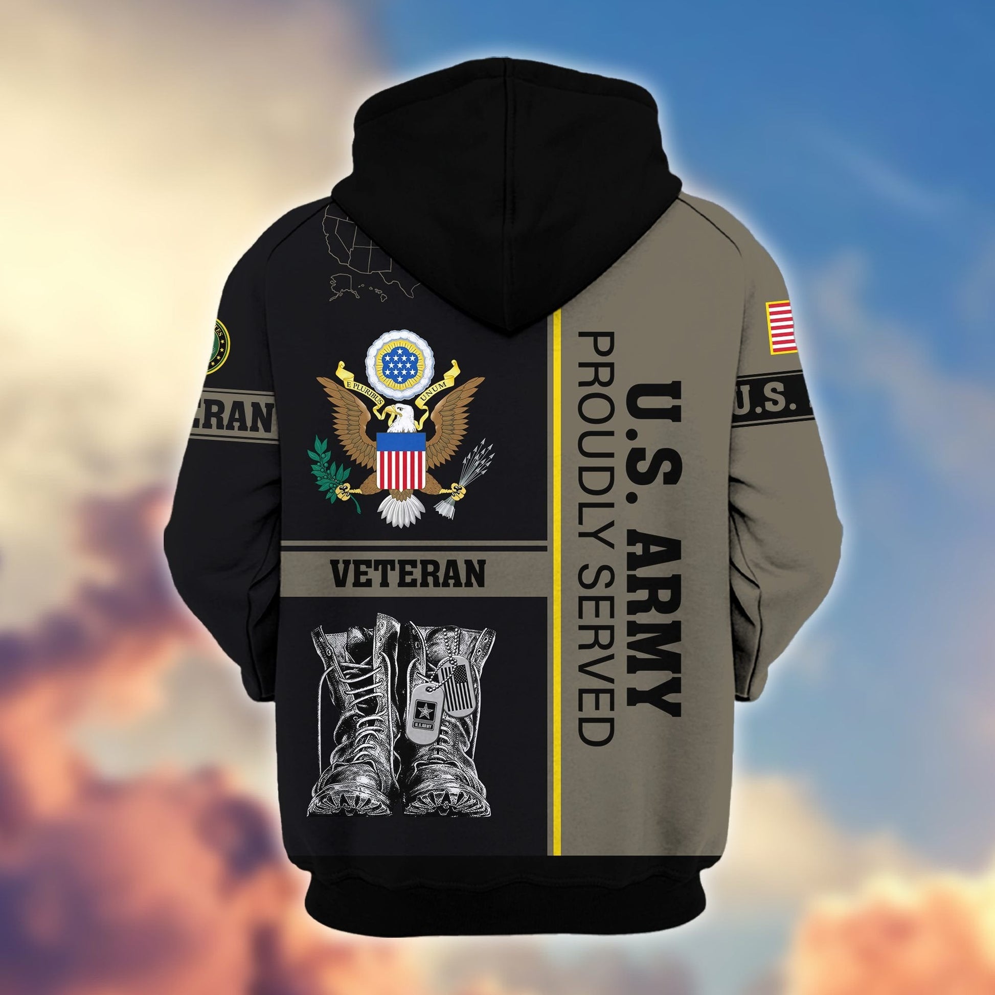 U.S. Veteran Zip Hoodie | Patriotic Gift