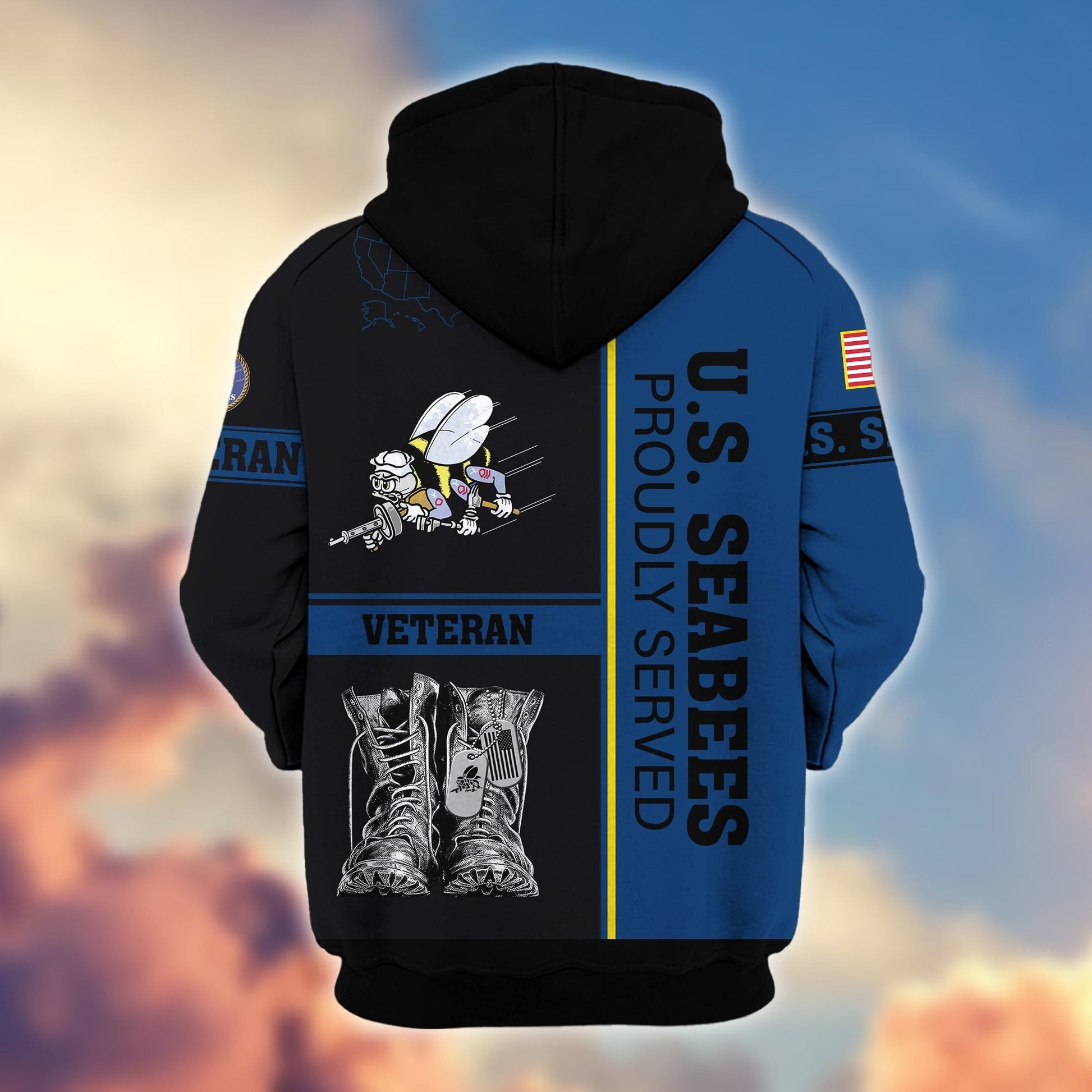 U.S. Veteran Zip Hoodie | Patriotic Gift