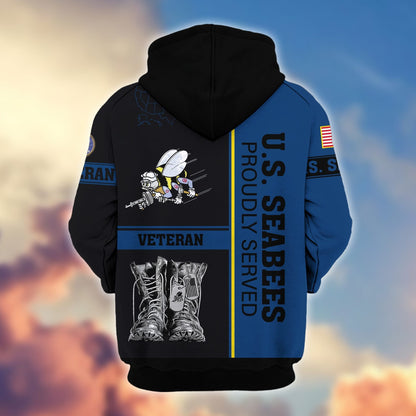 U.S. Veteran Zip Hoodie | Patriotic Gift