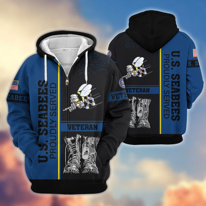 U.S. Veteran Zip Hoodie | Patriotic Gift