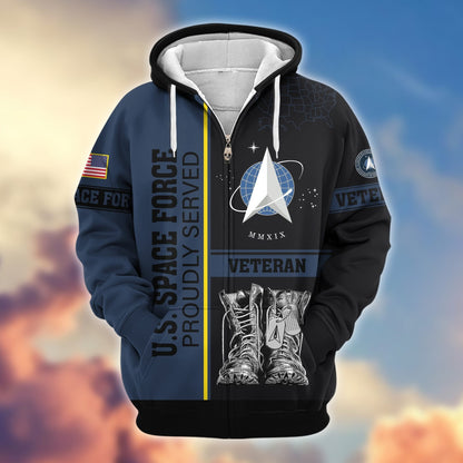 U.S. Veteran Zip Hoodie | Patriotic Gift
