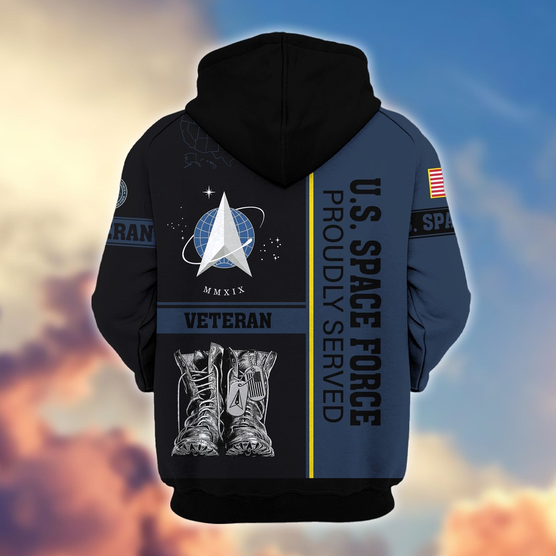 U.S. Veteran Zip Hoodie | Patriotic Gift
