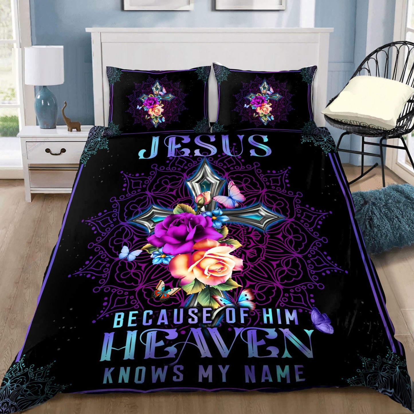 Heaven Knows My Name Bedding Bedding Set | Christian Gift