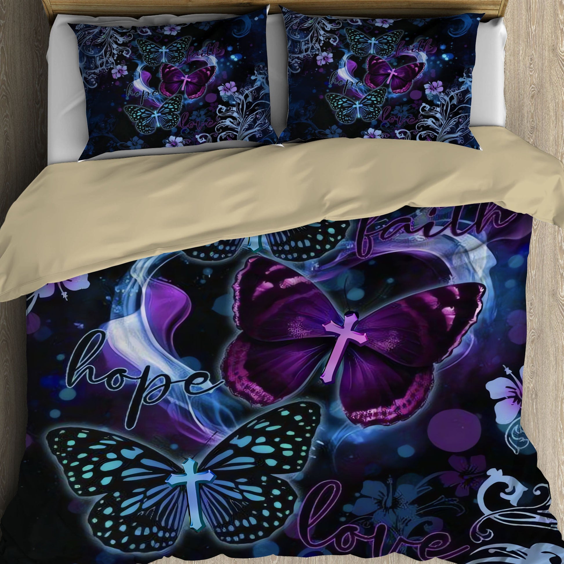Wings of Faith Bedding Set | Christian Gift
