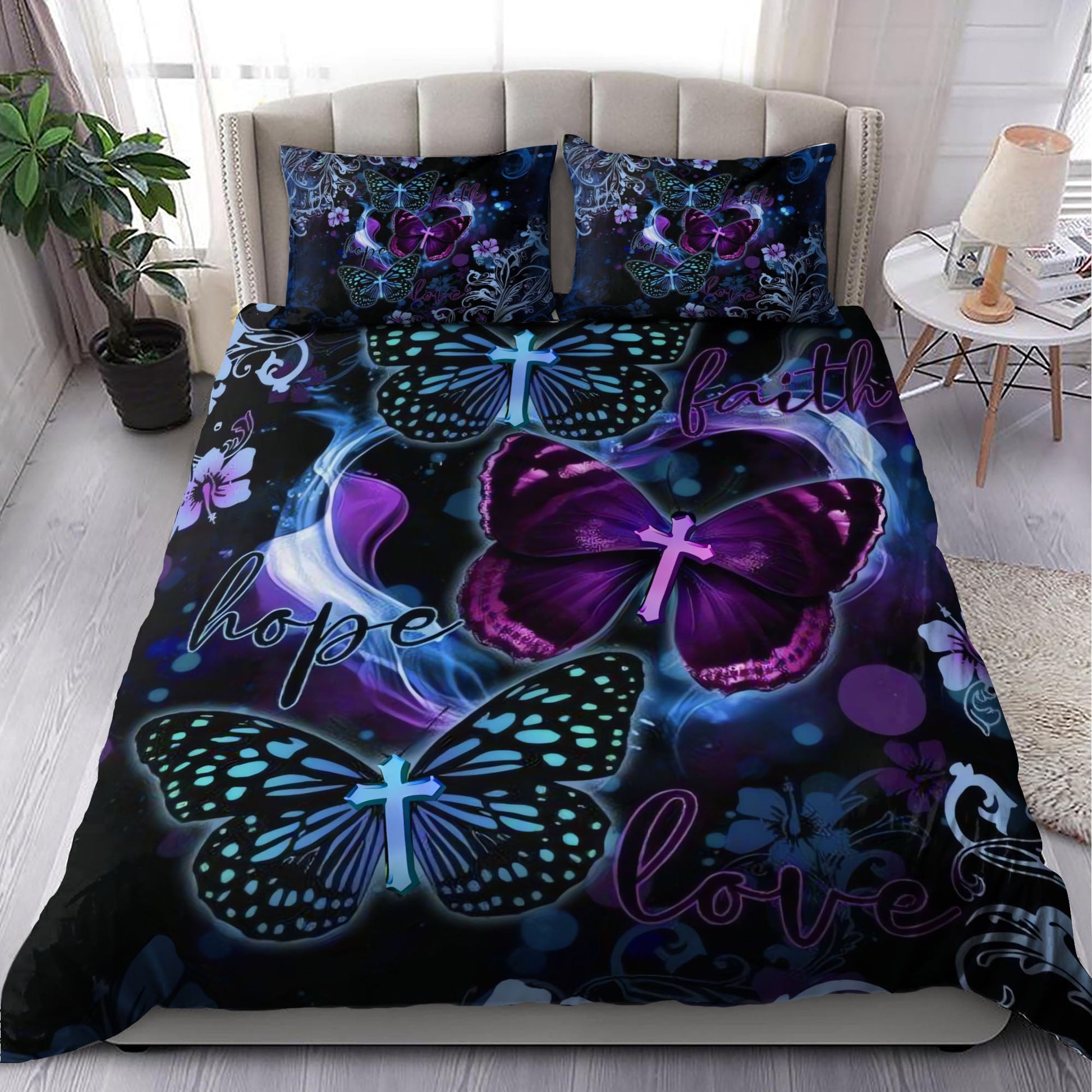 Wings of Faith Bedding Set | Christian Gift