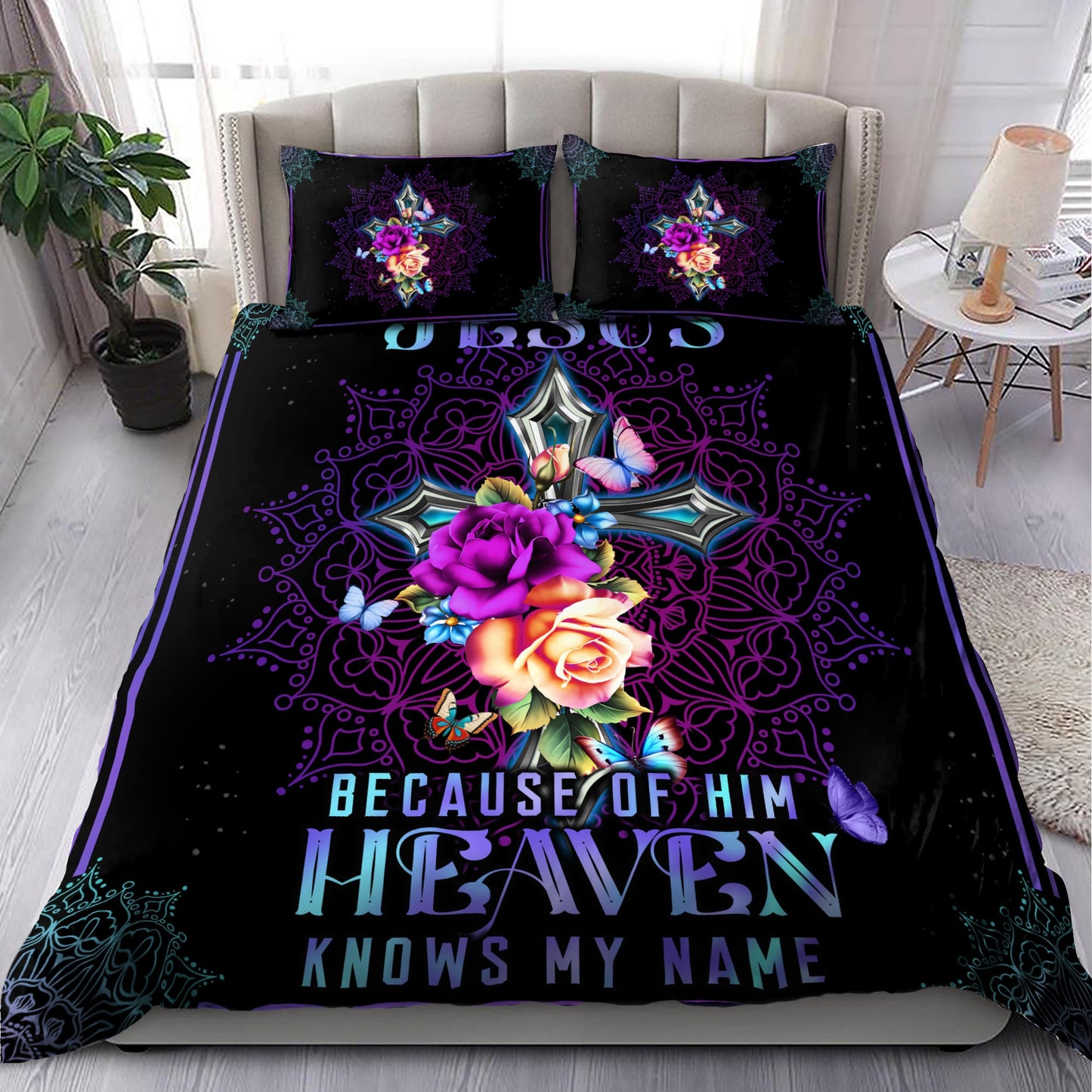 Heaven Knows My Name Bedding Bedding Set | Christian Gift
