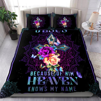 Heaven Knows My Name Bedding Bedding Set | Christian Gift