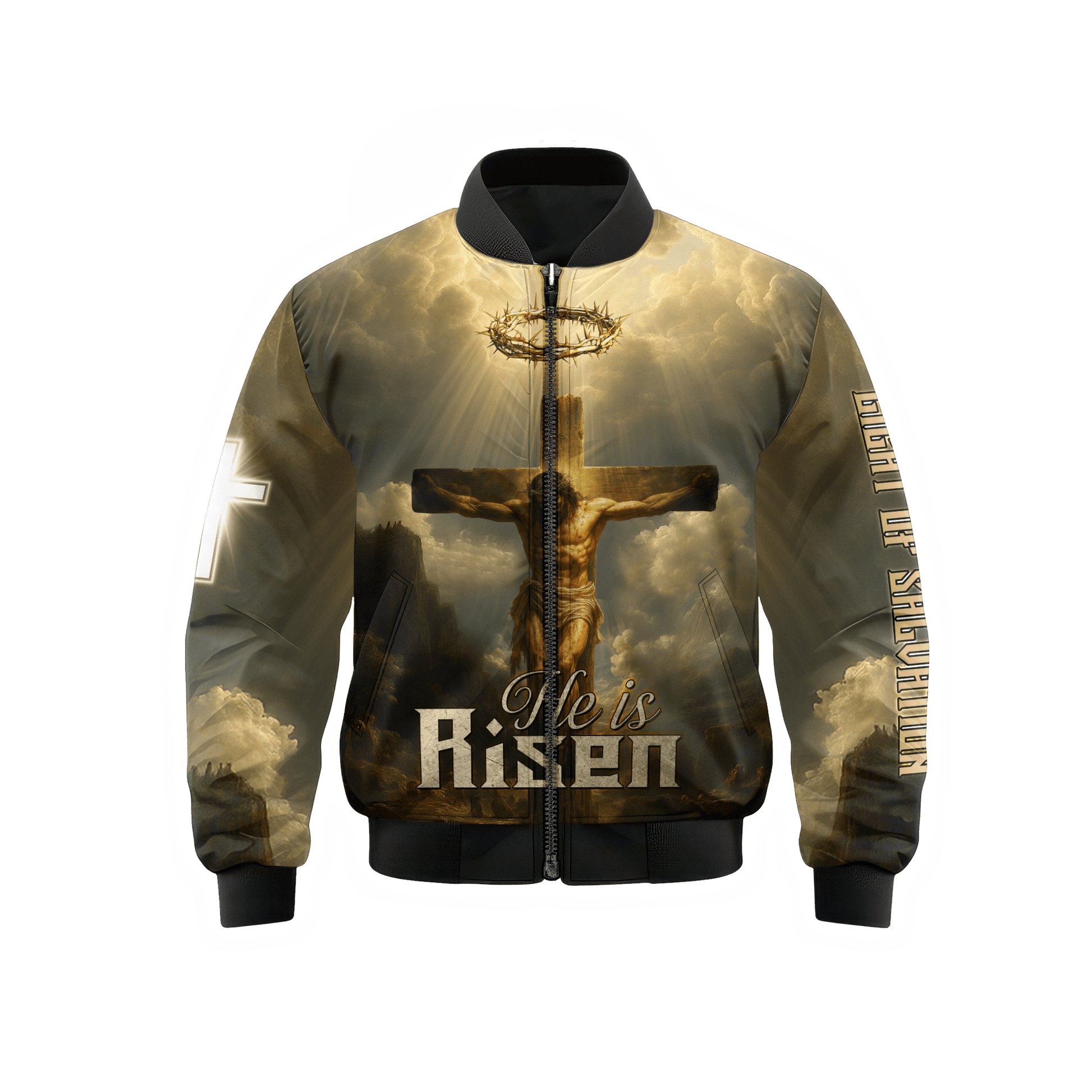 Cross Zip Hoodie | Christian Gift