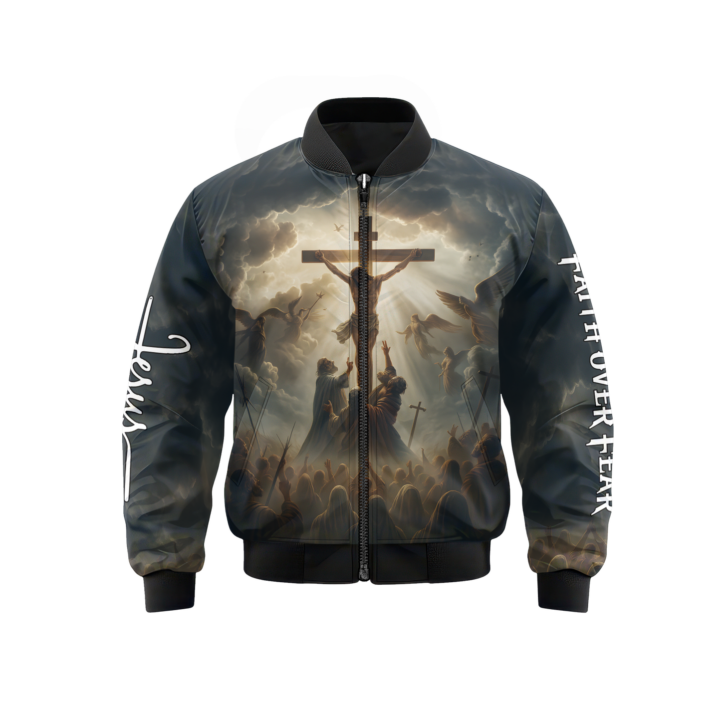 Cross Zip Hoodie | Christian Gift