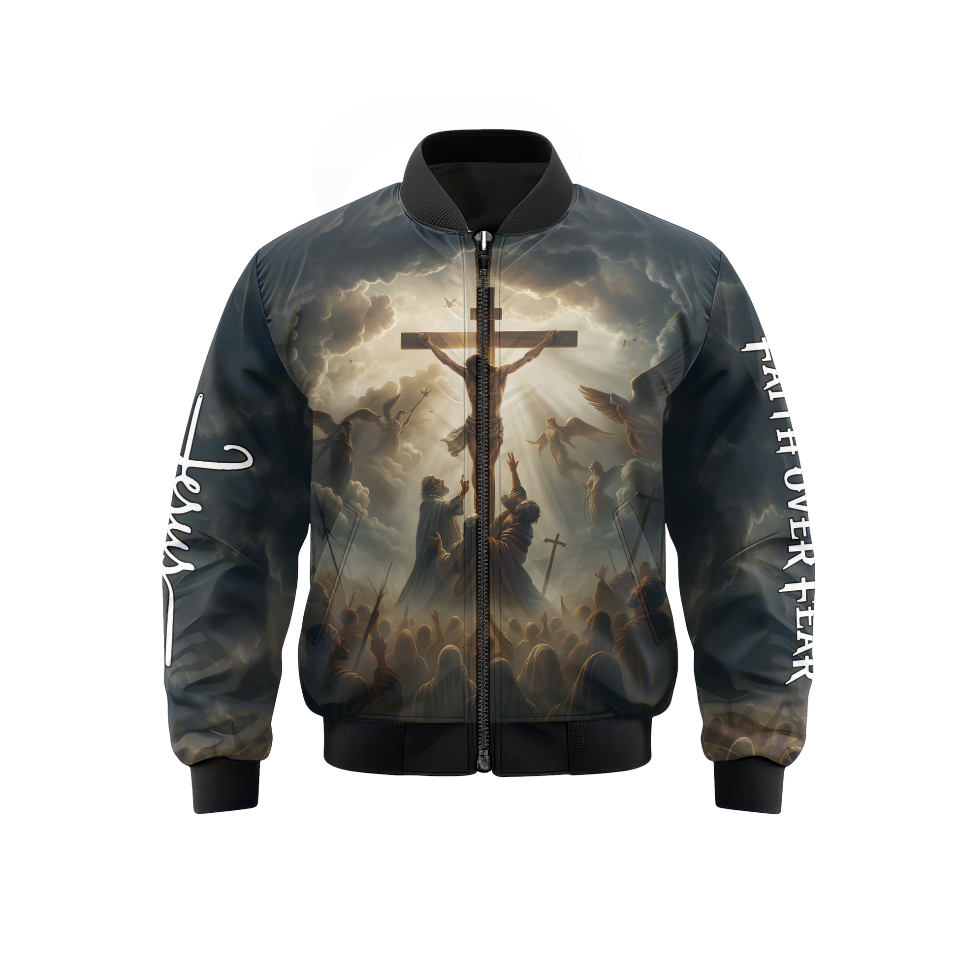 Cross Zip Hoodie | Christian Gift