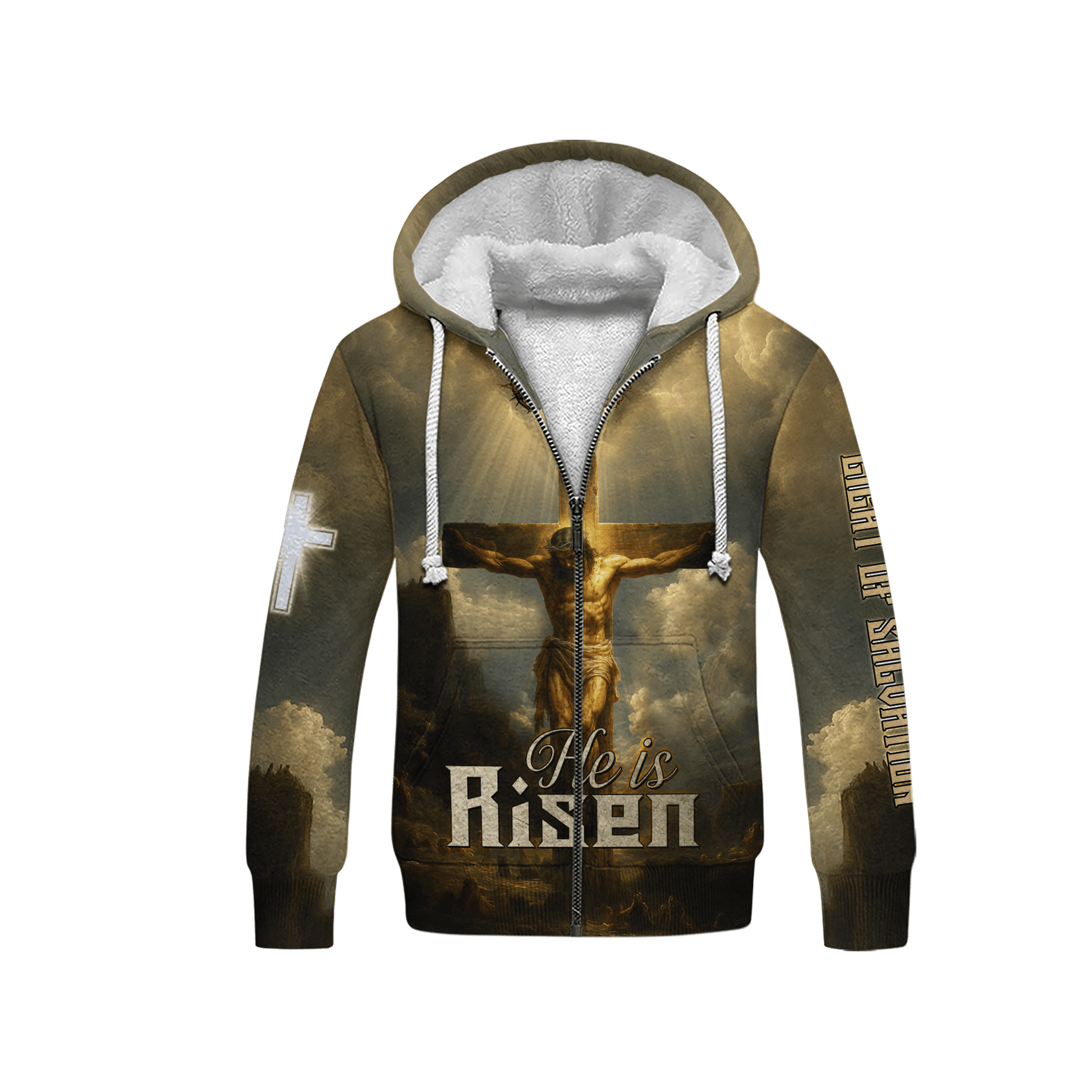 Cross Zip Hoodie | Christian Gift
