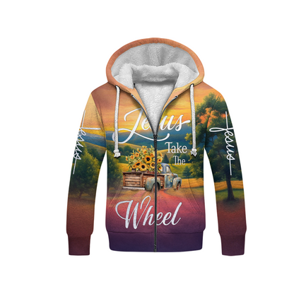 Jesus Zip Hoodie | Christian Gift
