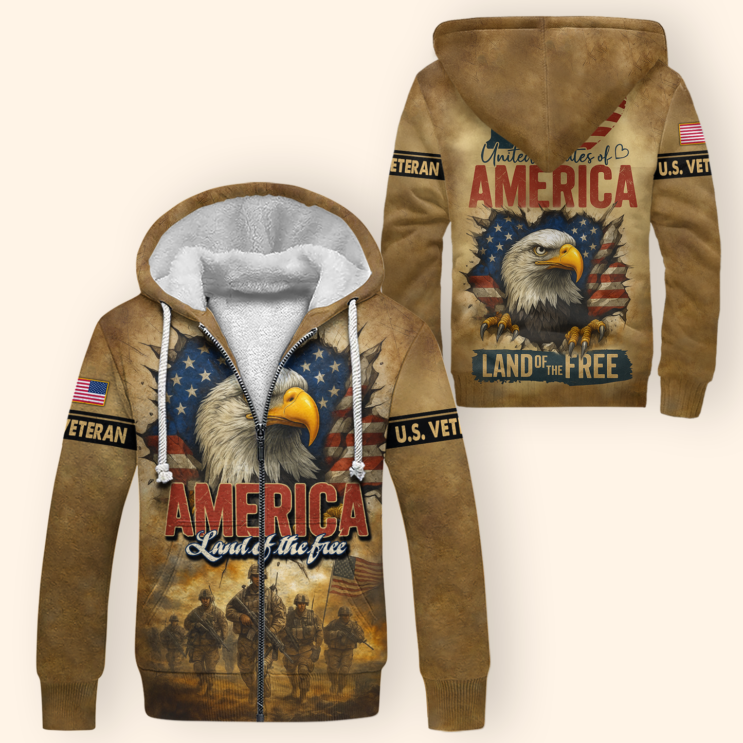 U.S. Coast Guard Eagle Hoodie | Patriotic Gift
