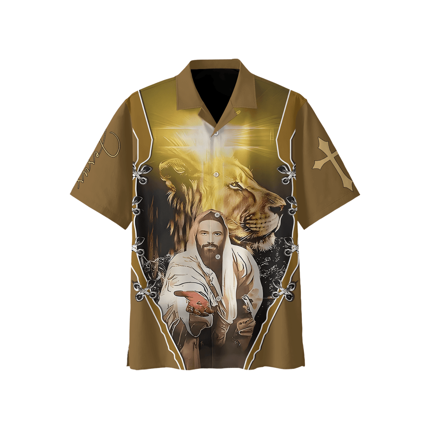 He Leads Me Faith Zip Hoodie | Christian Gift