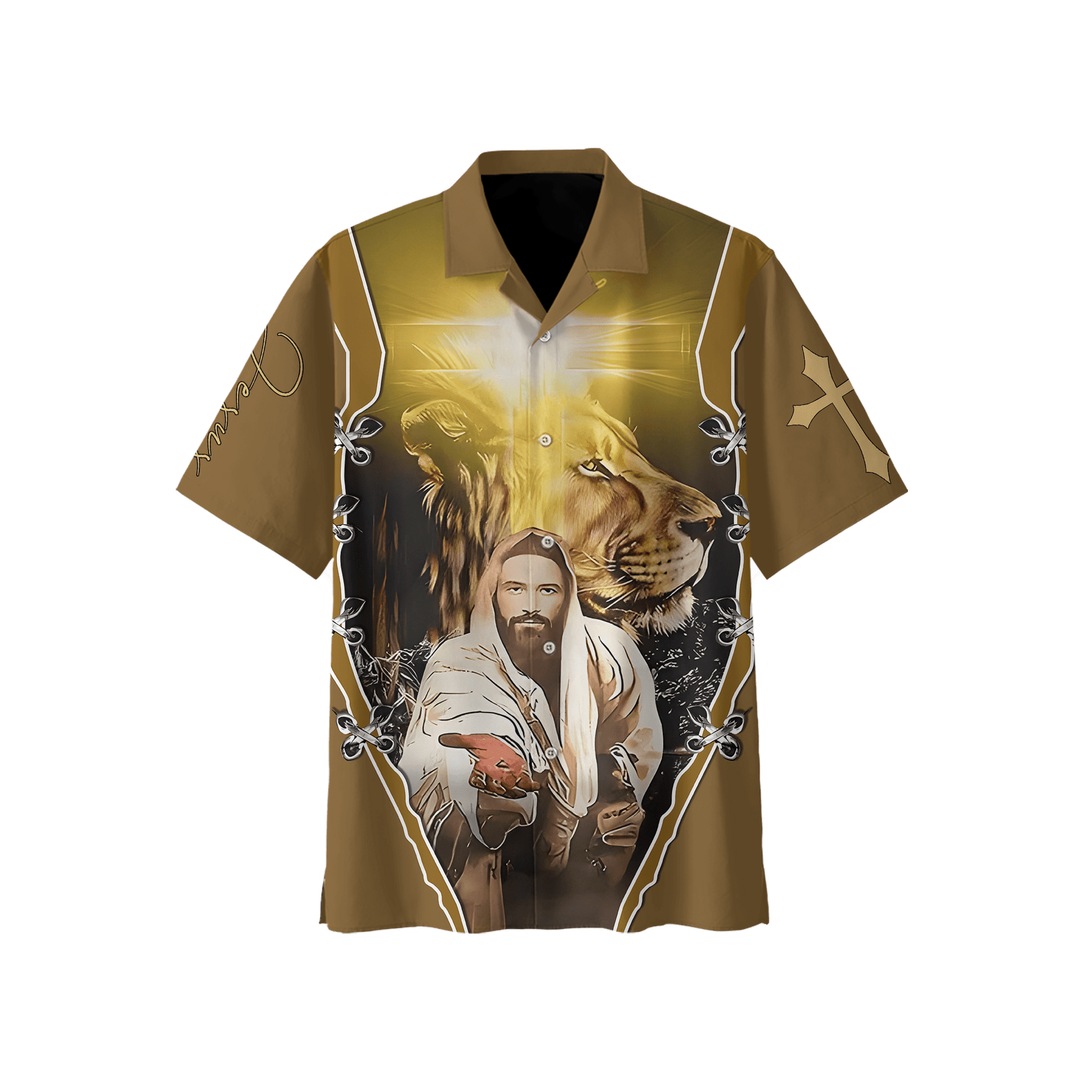 He Leads Me Faith Zip Hoodie | Christian Gift